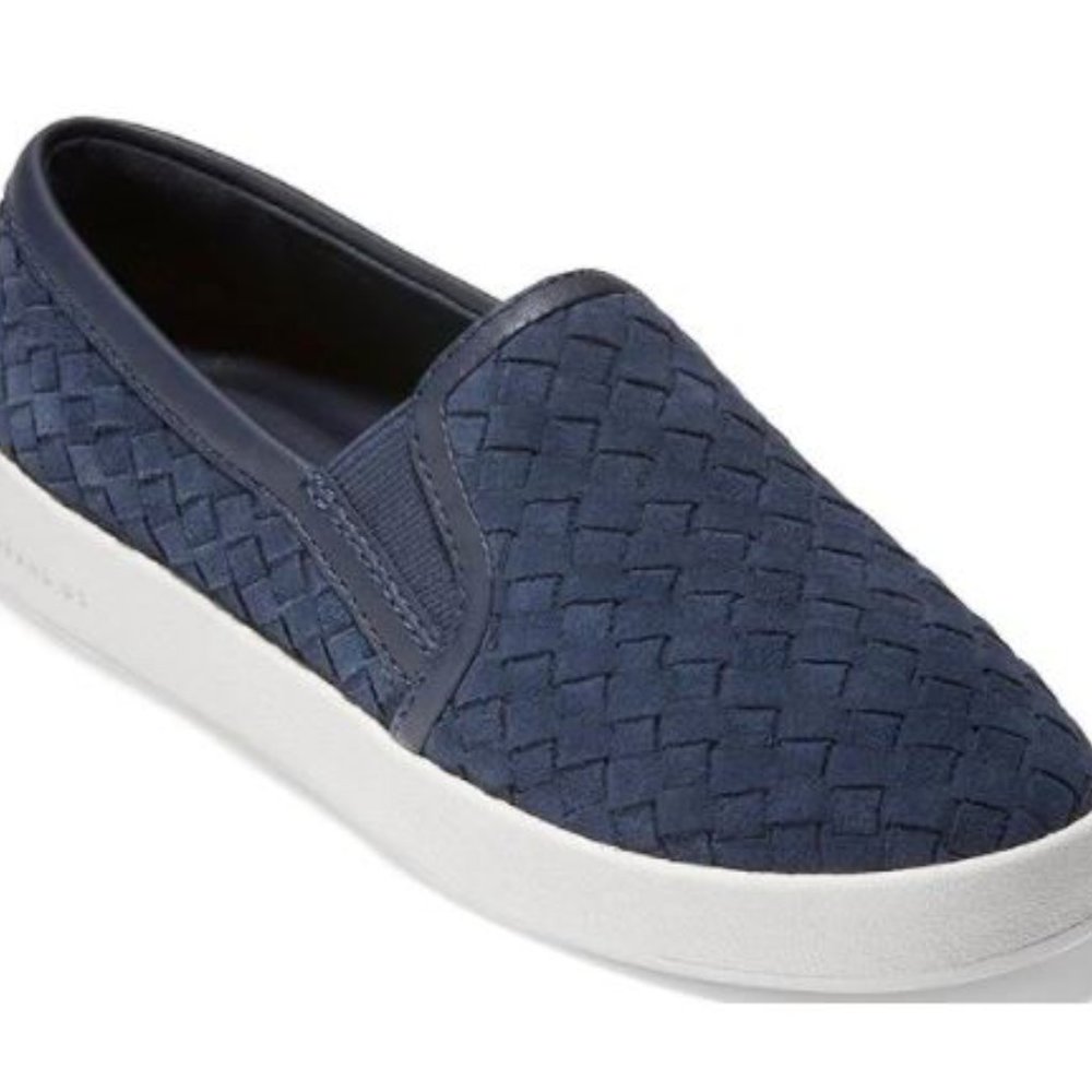Cole Hann Grand OS spec leather slip ons